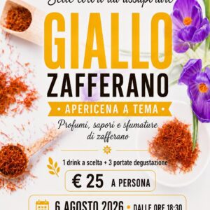 Locandina Giallo Zafferano — I 7 Colori di Fanesia 2026